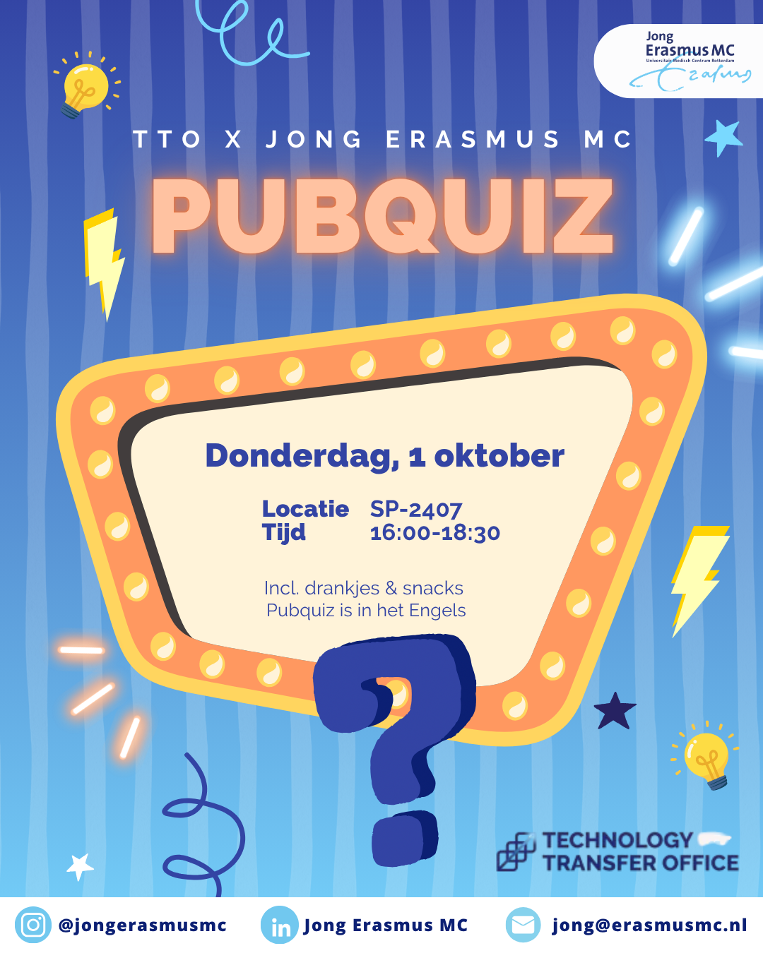 TTO x Jong Erasmus MC Pubquiz