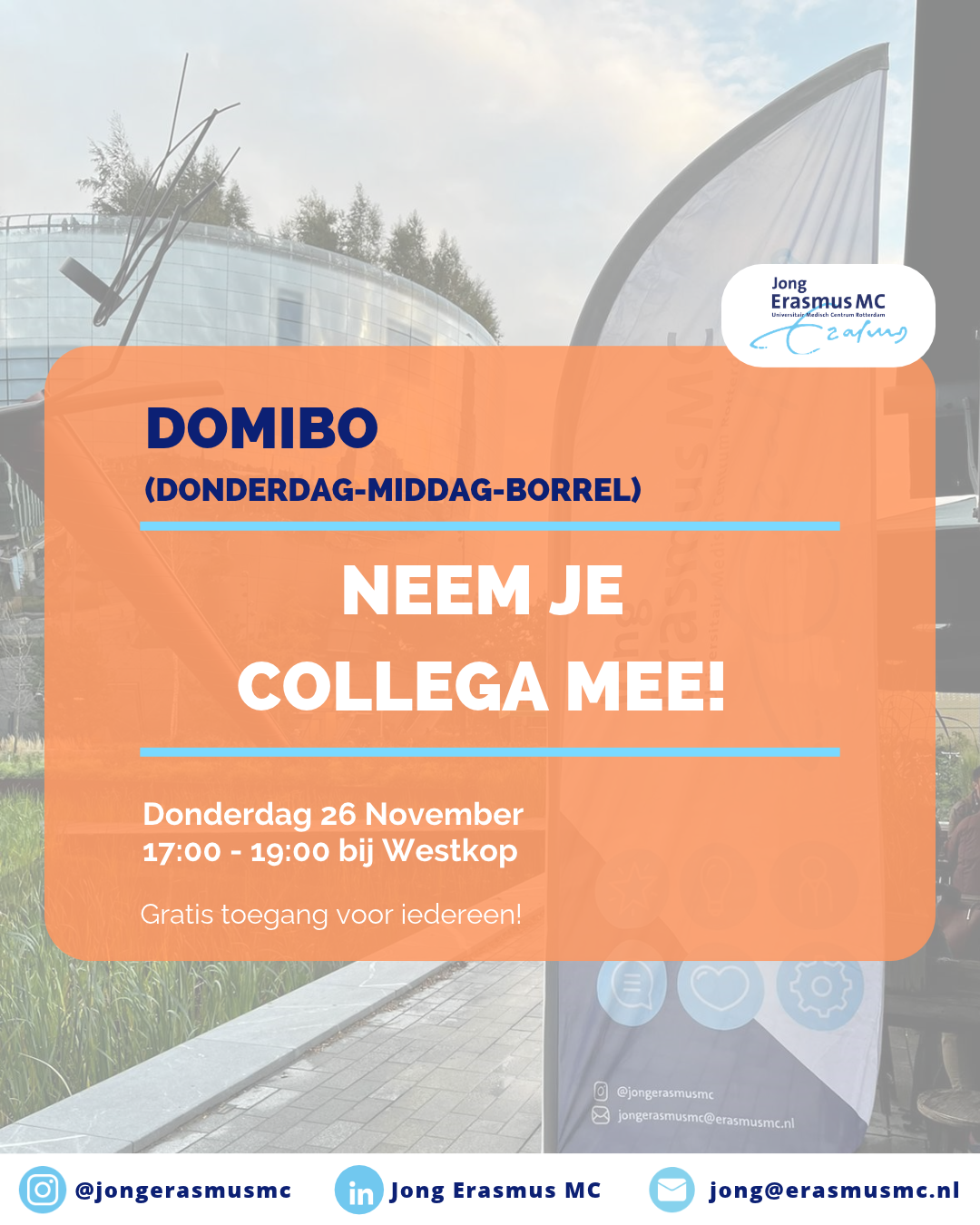 DOMIBO November: Neem je collega mee!