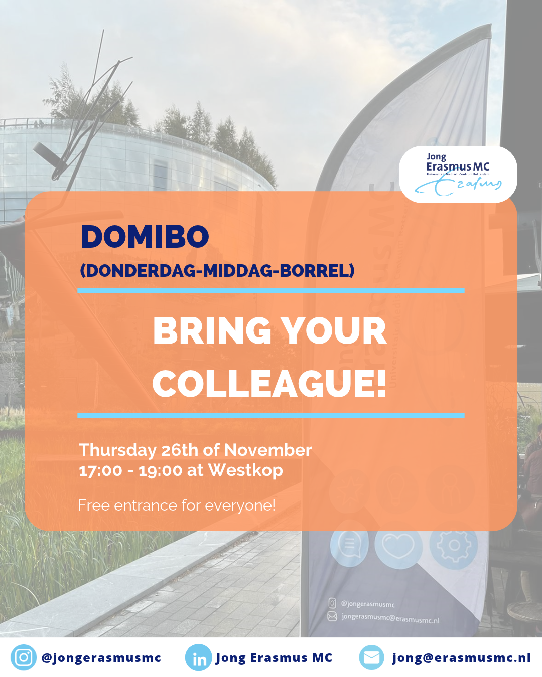 DOMIBO November: Neem je collega mee!