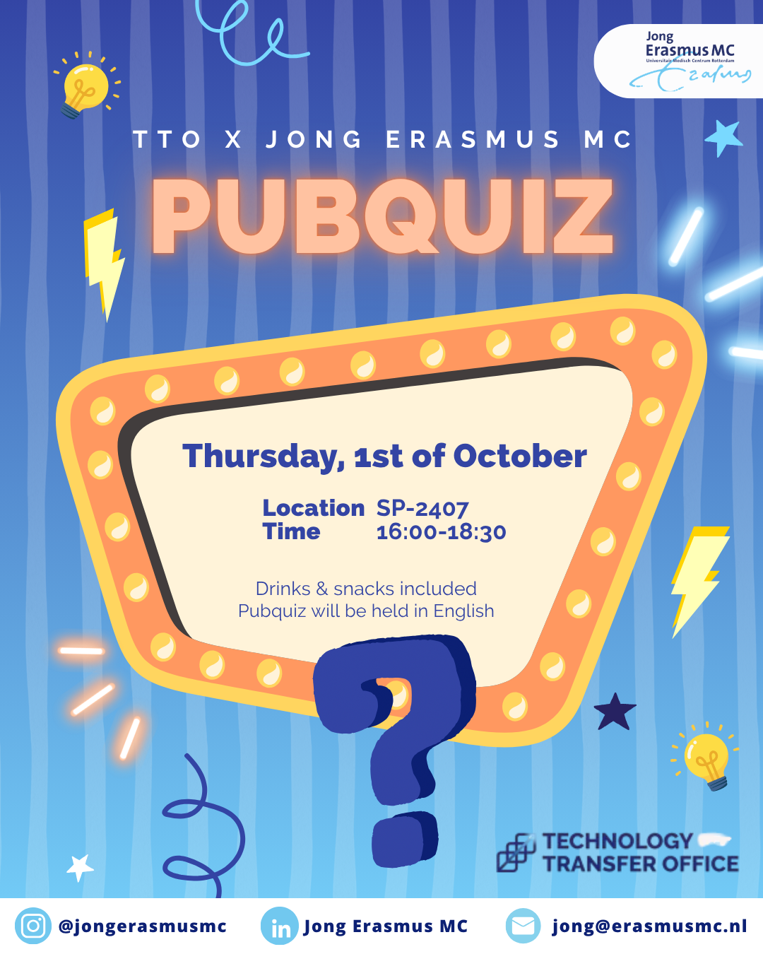 TTO x Jong Erasmus MC Pubquiz